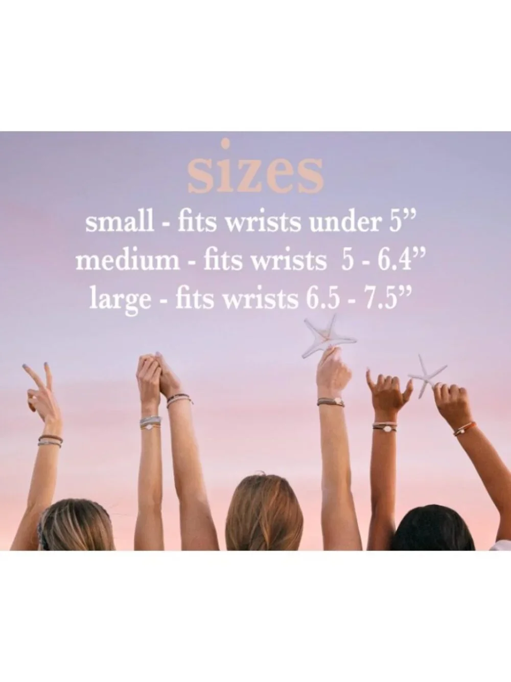 K'Lani Hair Tie Bracelets - Medium - Set of 5 "Climb" - Picture 2 of 4